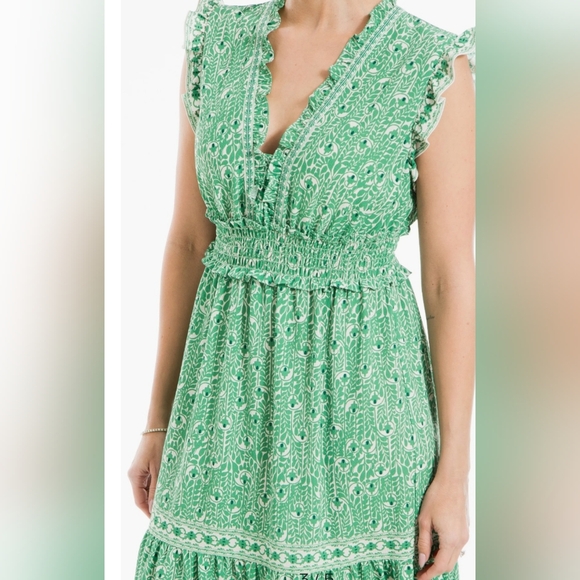 Max Studio Green Floral Maxi Dress | Size XL - NWT - Picture 3 of 5